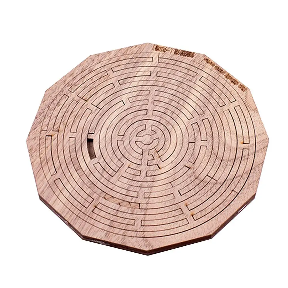 

Labyrinth Puzzle Not Harmful Wooden Jigsaw Puzzles for Adults and Kids Challenging Brain Teaser Geometry Logic Training and I