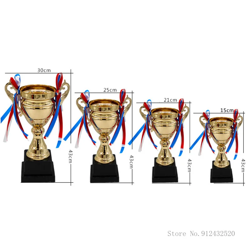 Customizable Trofeo Champions Trophy for Contest, Business Metal Coverless Trophies Award, Football Trophies Medal Souvenir Cup