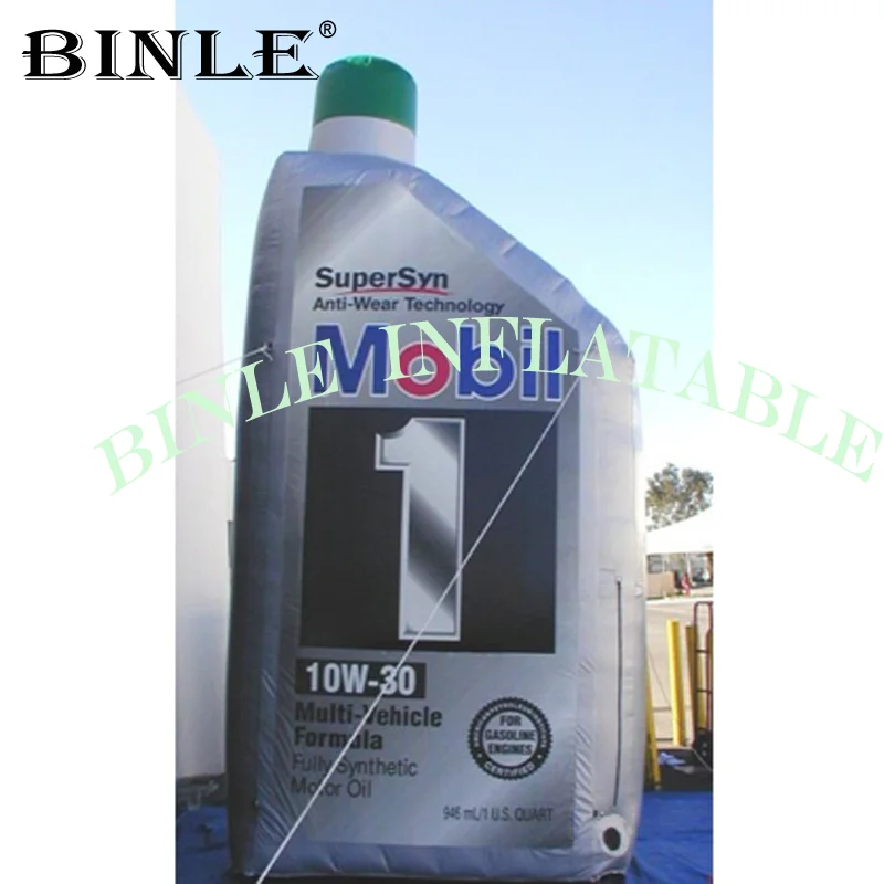 

Customized giant inflatable motor engine oil bottle inflatable bottle replica for commercial advertising