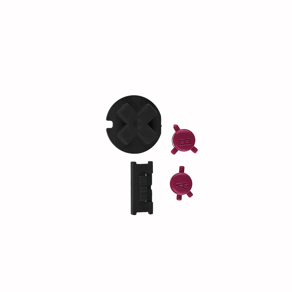 عالية الجودة IPS مخصص أزرار ل GBC الإسكان قذيفة D-Pad A B أزرار ل GameBoy اللون عالية ضوء IPS LCD شاشة أطقم