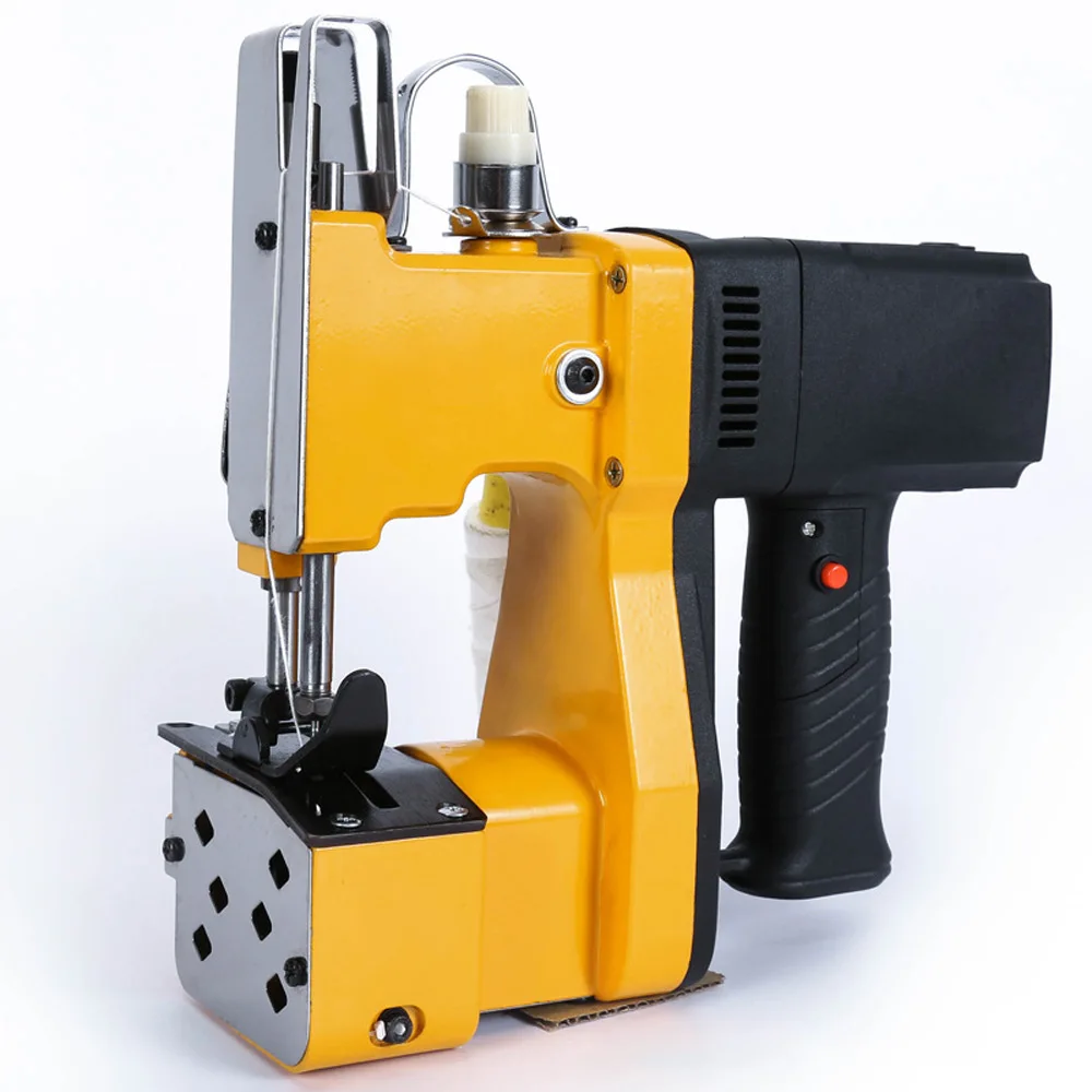 ماكينة خياطة صغيرة محمولة آلة ختم كهربائية صريحة حقيبة من القماش الختم والتعبئة