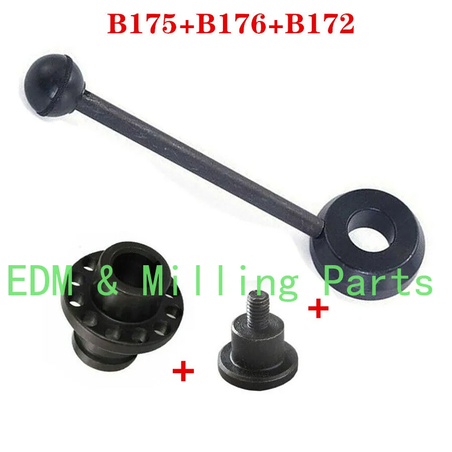 Milling Machine Quill Feed Handle Crank CNC Vertical Mill Head Tool B175+B176+B172 For Bridgeport Mill Part