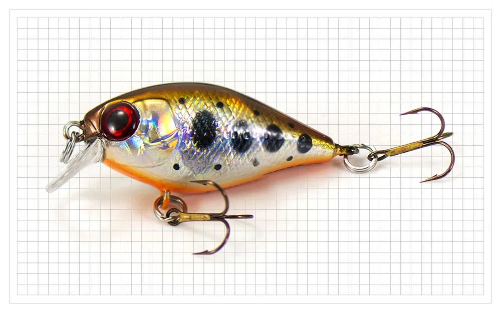 Countbass-Kurbelköder mit VMC-Haken 36 mm 1-3/8 Zoll 4 g 1/8 oz. Dive 0,4–1,2 m Hard Body Diver Angelköder Wobbler Hardbait – Detail 4