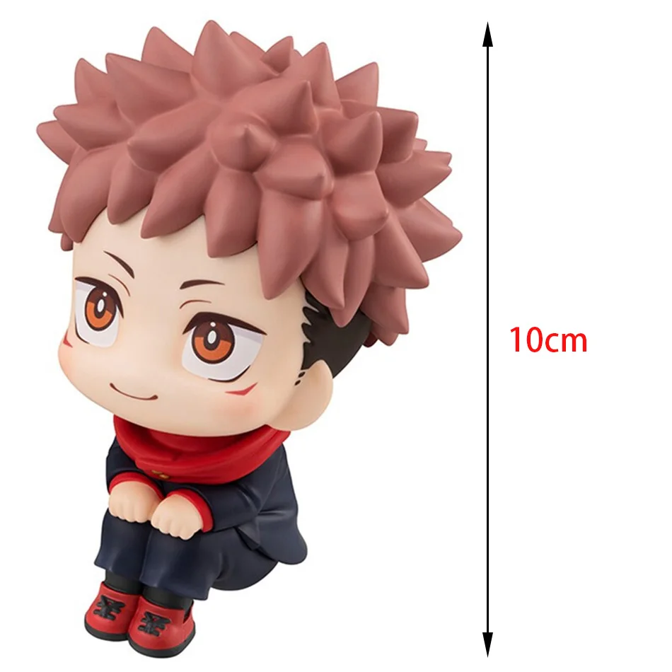 10cm Anime Jujutsu Kaisen Figure Itadori Yuji Gojo Satori Fushiguro Megumi Kugisaki Kawaii Toy Car Decoration PVC Model Gift