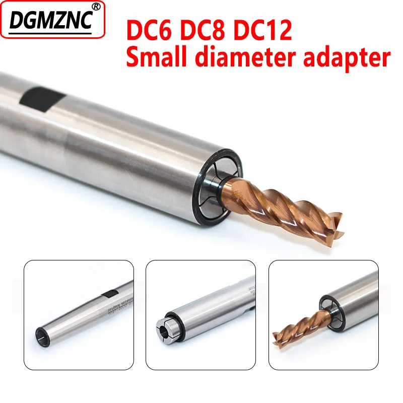 1 zestaw slim tuleja zaciskowa C10 C12 C16 c20 DC6 DC8 120L 150L 200L pull z powrotem rozszerzenie mała średnica adapter uchwyt narzędziowy