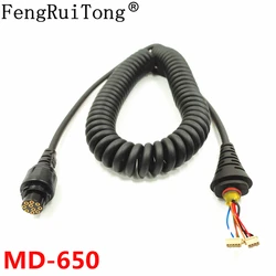 DIY Spare Cable 10-Pin Aviation Connector for SM25A1 Microphone Speaker for MD-650 MD650 car radio Microphone