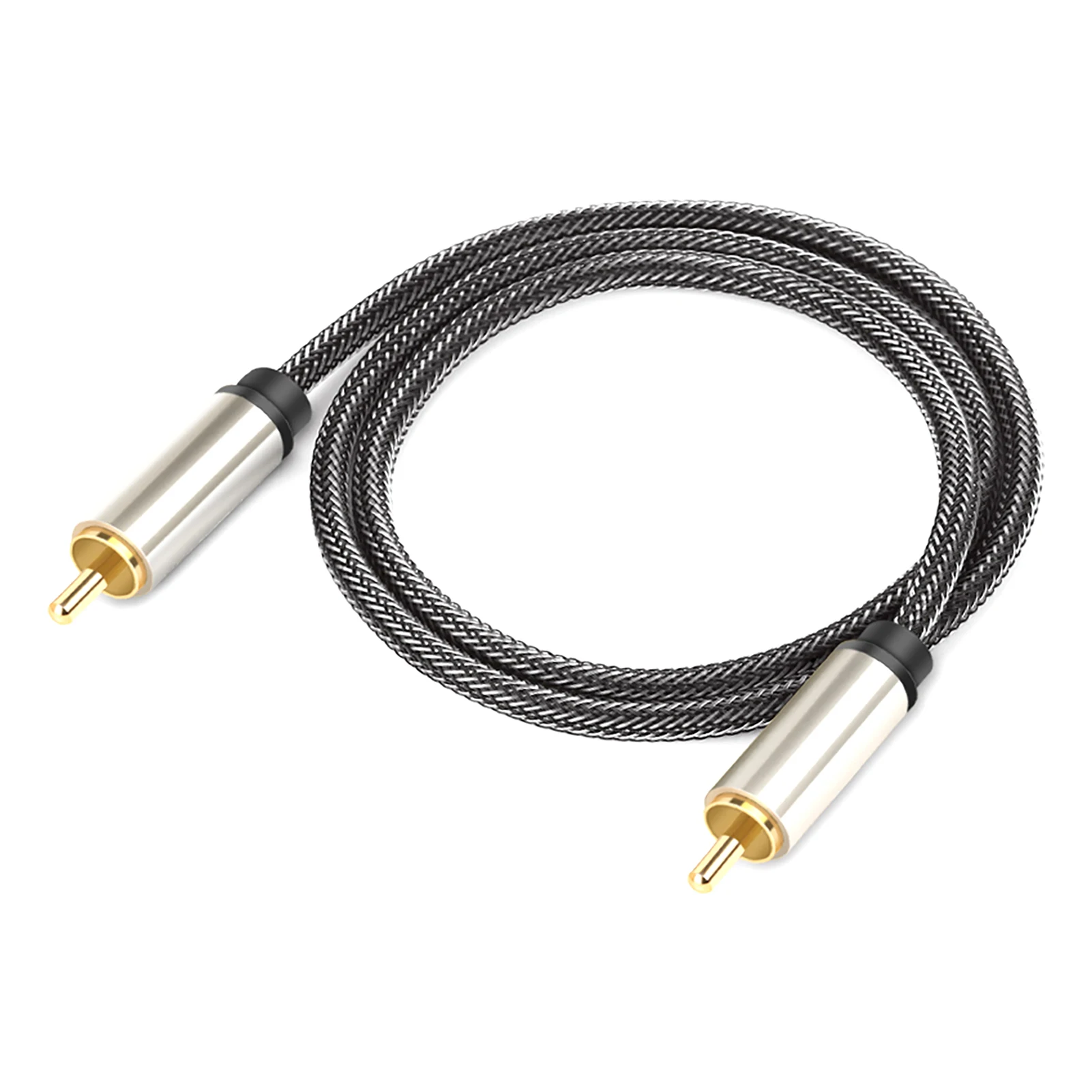 HIFI 5.1 Audio Cable Gold Plated Digital RCA To RCA Male Coaxial Coax Amplifer SPDIF Home Video TV Accessories