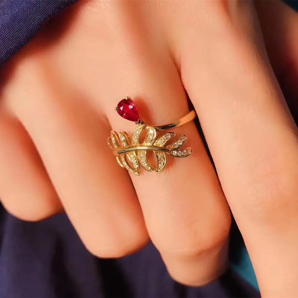 

KJJEAXCMY изысканные ювелирные изделия из натурального рубина, серебро 925 пробы, новое регулируемое женское кольцо с драгоценным камнем, поддержка теста, классическая роскошь