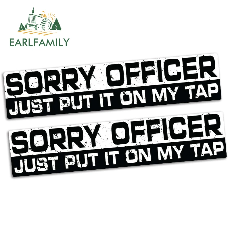 EARLFAMILY, 15 см x 3,2 см, наклейка на автомобиль «не может быть медленным», Виниловая наклейка JDM, забавный гоночный бампер, автомобиль, грузовик, 4x4, окно, 2 шт.