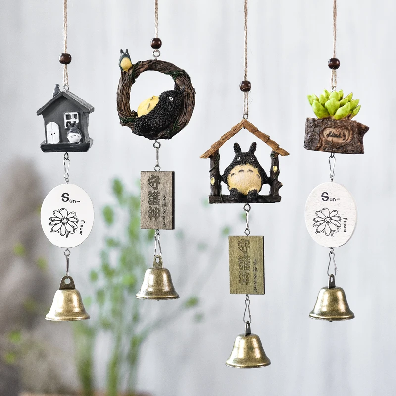 Wind Chimes Fresh Copper Bell Pendant Plant Japanese Style Creative Hanging Door Room Decorations Teacher's Day Gift