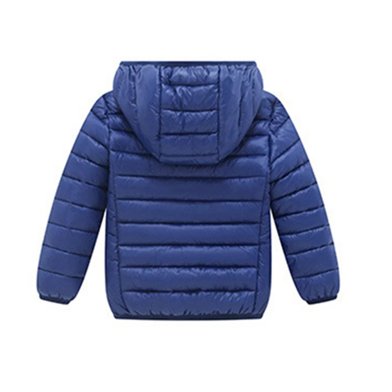 Children Jacket for Girls Boys Spring/fall Light Outerwear Parkas Teenage Winter Jacket for Boy Kids Down Cotton Coat 2-15 Years