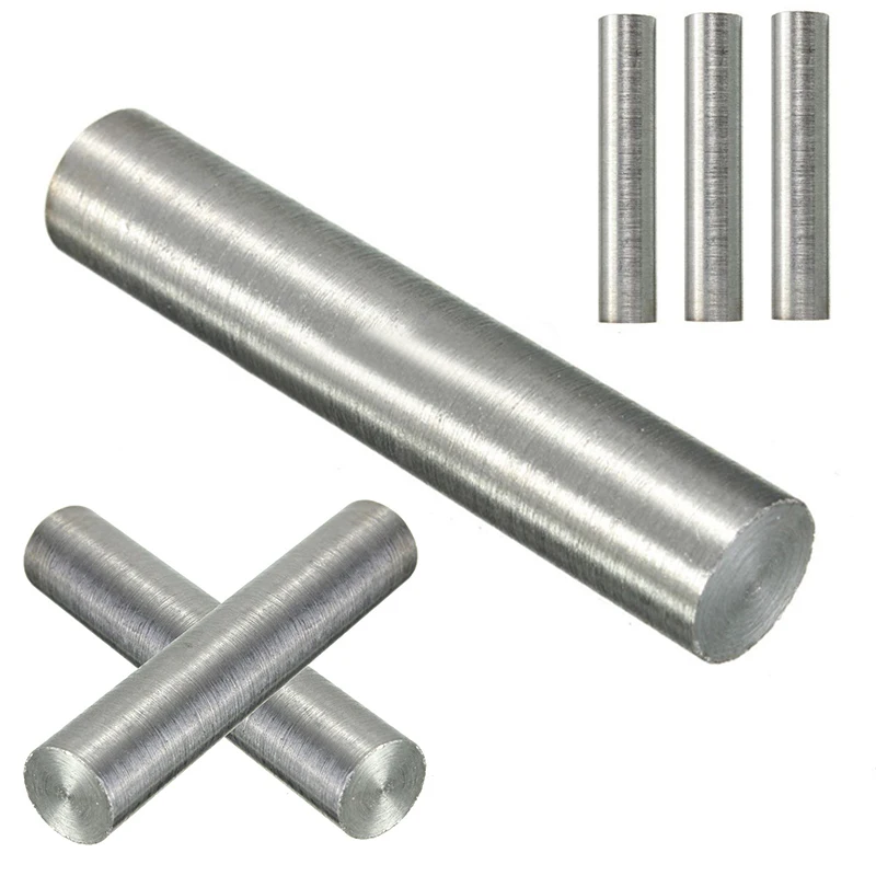 Imagem -02 - Metal Rod do Tungstênio da Pureza Alta Barra Redonda Acessórios das Ferramentas Elétricas Bens 10 mm x 50 mm 1pc