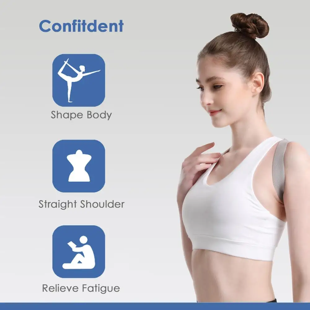 Adjustable Smart Posture Corrector Electronic Back Support Intelligent Brace Support Belt Shoulder Training Belt Correction