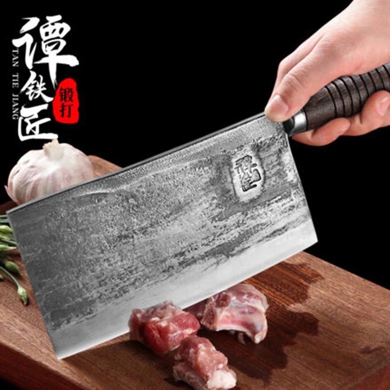 Hand-forged cleavers household bone chopping knife special knife chopping knife chopping knife bone chopping knife Tang Knife