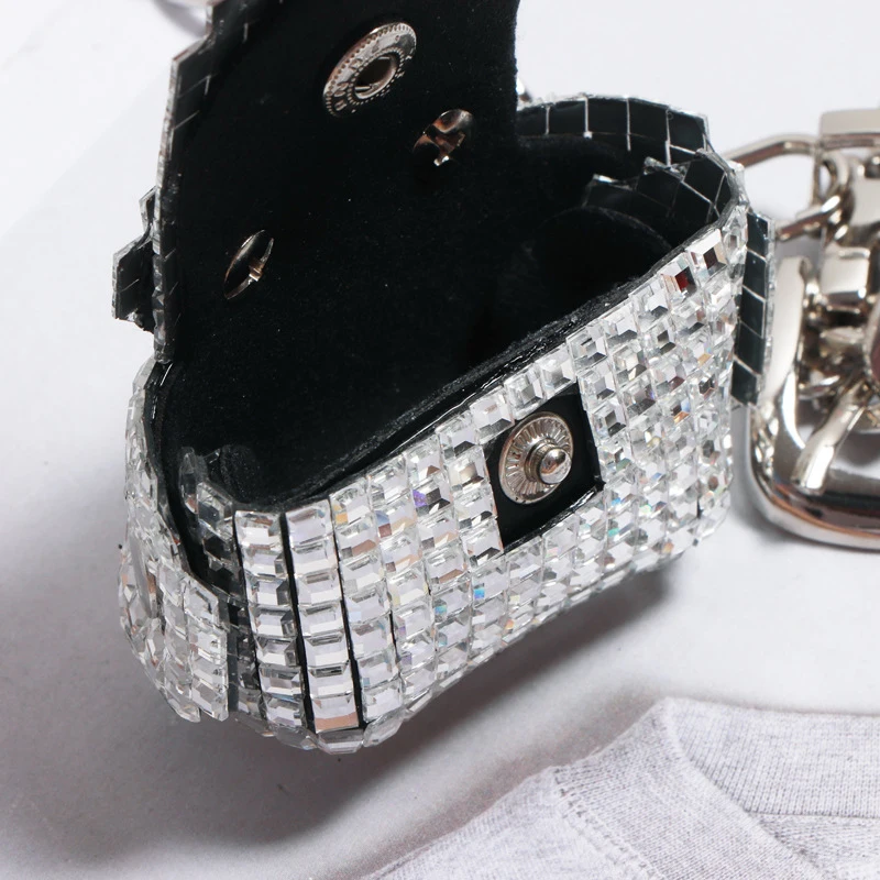 DAEYOTEN Luxury Sequins Waist Bags 2021 New Rhinestone Chest Bag Womens Fanny Pack Party Coin Purse Hot Sale Ins Belt Bag ZM1162