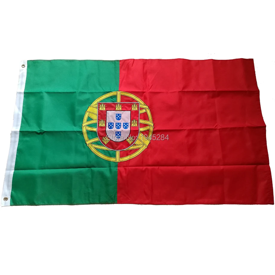 

Double-sided Embroidered Sewn Portugal Flag Portuguese National Flag World Country Banner Oxford Fabric 3x5ft