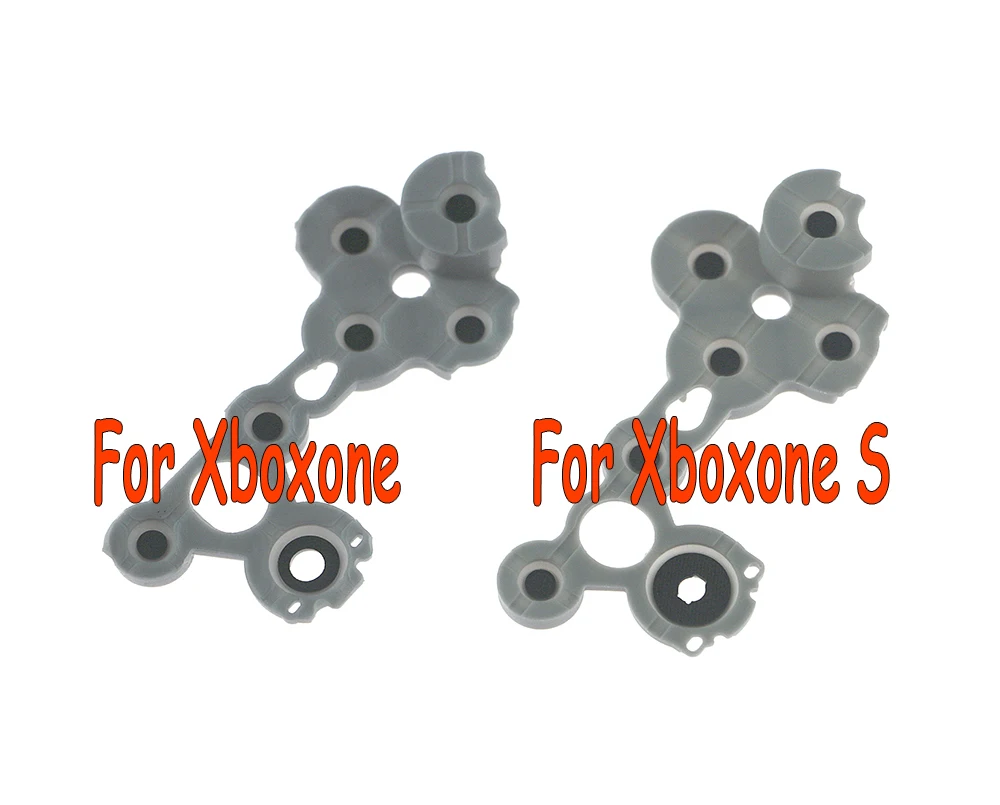 100 peças oem original para xbox one slim s preto cinza botão de borracha condutora de silicone para xbox one s d pad para xboxone elite v2.0