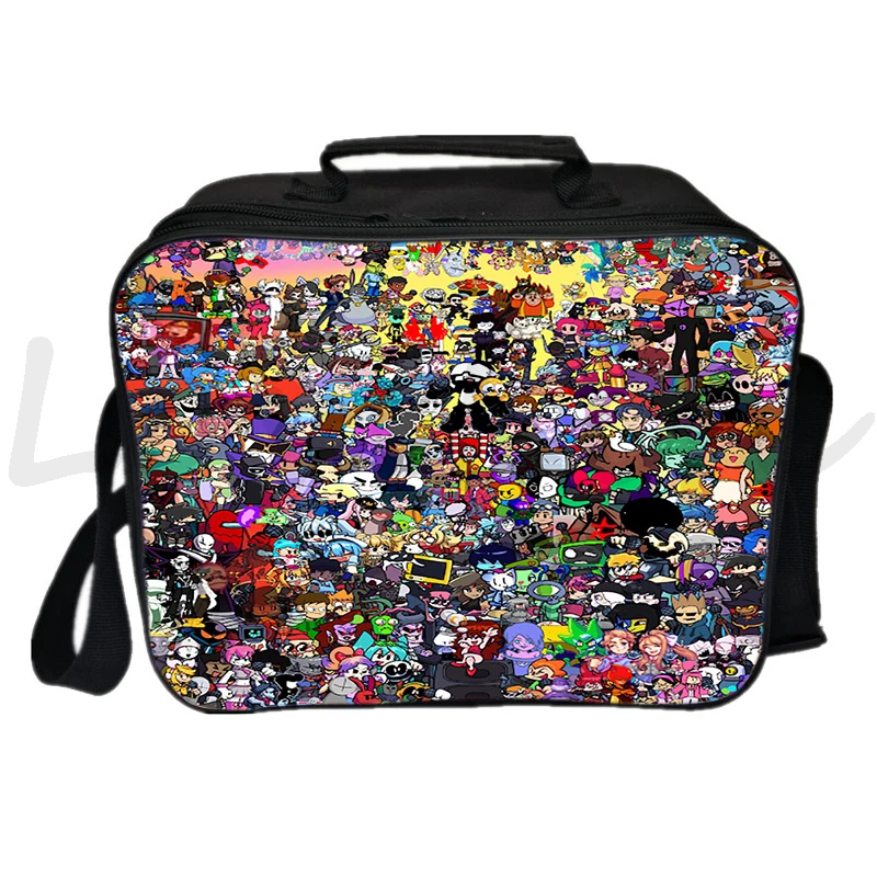 Hot Game Friday Night Funkin Lunch Bag Boy Girl Insulated Food Office /Picnic Food Storage Case Student Portable Lunch Case Fnf