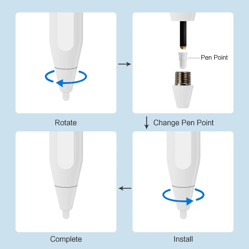 Imagem -04 - Caneta Stylus para Lenovo Tab Tablet Touch Pen Tab M10 Plus 3ª Geração 10.6 Tb128fu Tb125fu K10 Pro 10.6 Xiaoxin Pad 2023