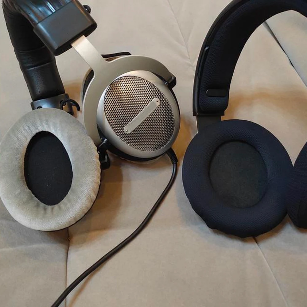 Сменные амбушюры для Takstar HI2050 Hi-2050 Hi 2050, запчасти для наушников, Кожаная подушка, бархатные амбушюры для наушников