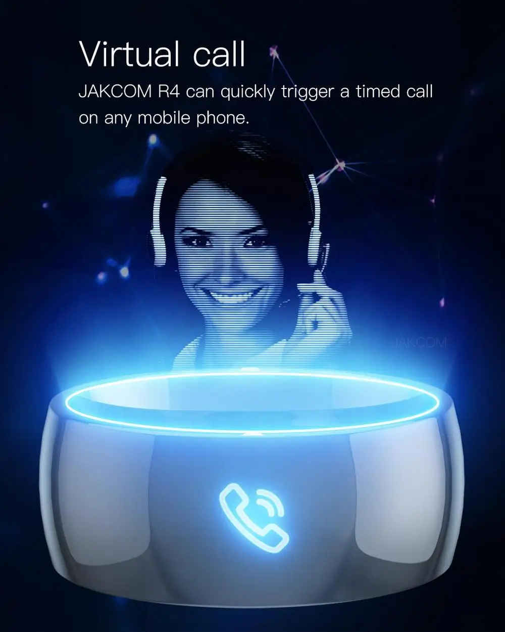 Jakcom R4 Smart Ring New technology NFC ID M1 Magic Finger Ring For Android IOS Windows NFC Phone Smart NFC ring for gift