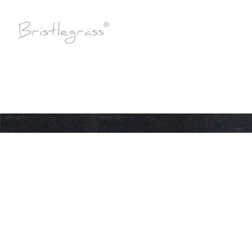 Imagen 2 del producto BRISTLEGRASS-banda de satén de LICRA negra de 5 yardas, 3/8 pulgadas, 10mm, cinta brillante no plegable sobre cinta elástica, sujetador, correa, vestido, adorno de encaje, costura DIY