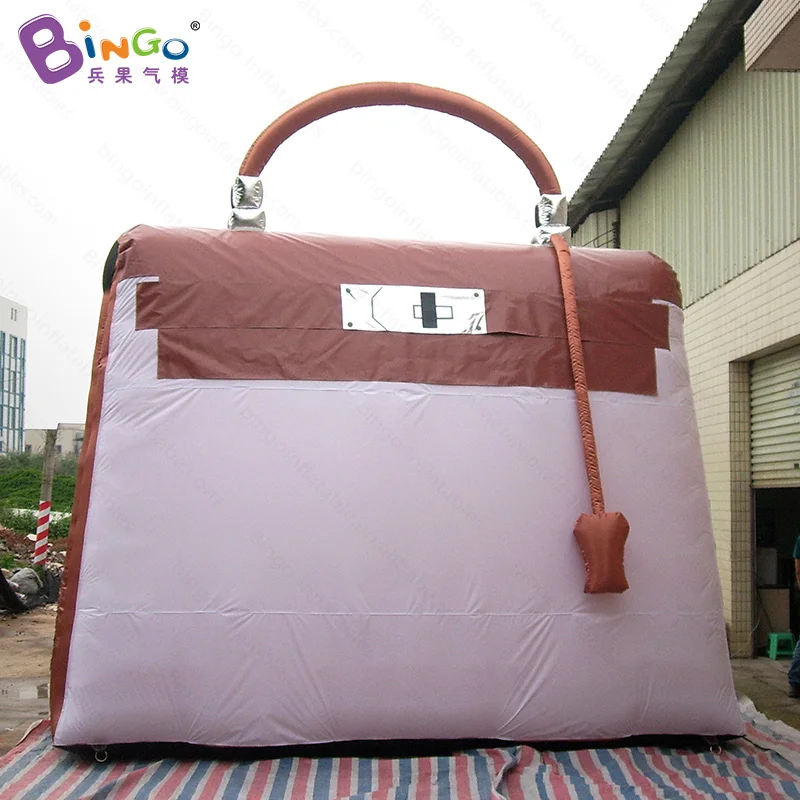 

FREE POSTAGE 4.5mh Inflatable Giant Handbag Replica Custom Made Tote Bag Model for Advertising Decoration Toy