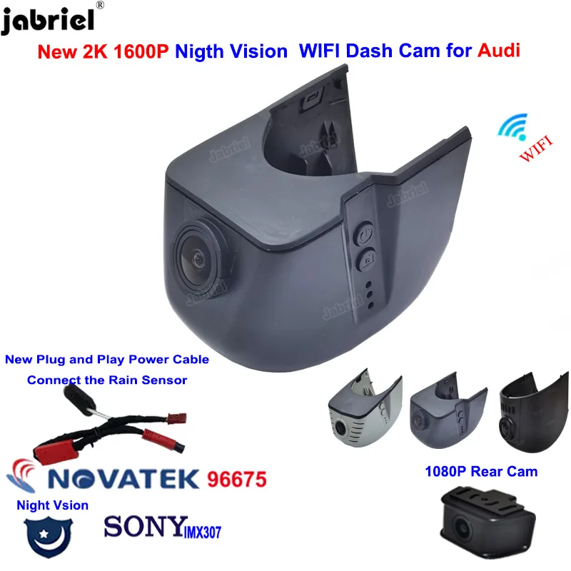 2K Car DVR Camera Dashcam for Audi a3 a4 a5 a6 a7 a8 q3 q5 q7 q8 s4 s5 s6 s7 rs3 rs4 rs5 rs6 rs7 tt b5 b6 b7 b8 c5 c6 c7 8p 8v