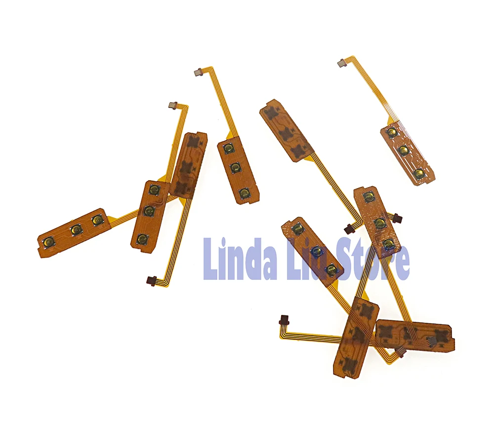 Nintend Switch Lite On OFF 전원 스위치 버튼 NS Lite 게임 콘솔 용 플렉스 케이블 교체 10개