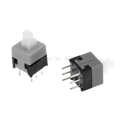 20Pcs 8.5*8.5 Self-Locking Switch 8.5X8.5MM Locking Switch 6Pin Button Switch