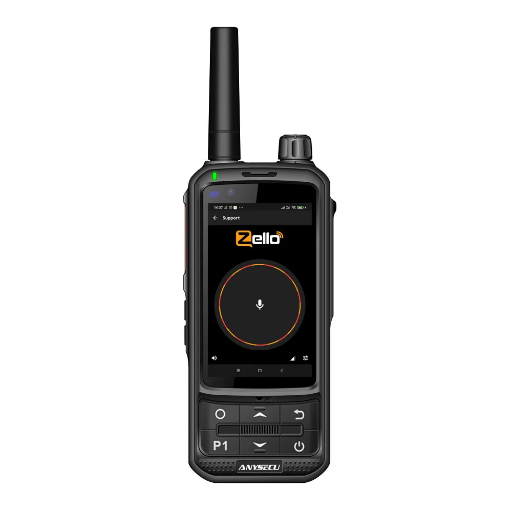 Imagem -02 - Anysecu-walkie Talkie para Celular Rádio de Rede 4g A970s Android 9.0 Lte Ptt Poc Compatível com Zello Real-ptt