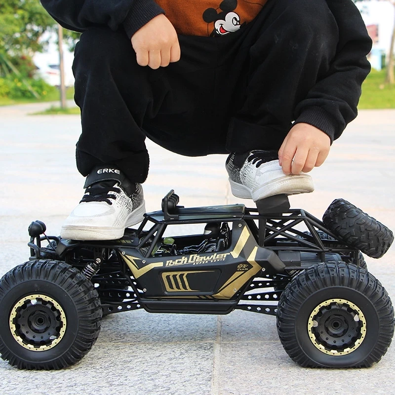 1:8 4WD RC Car Updated Version L50cm Vacuum Large Tire 2.4G Radio Control RC Car Toys Aluminum Alloy Car Body Strong Power Motor