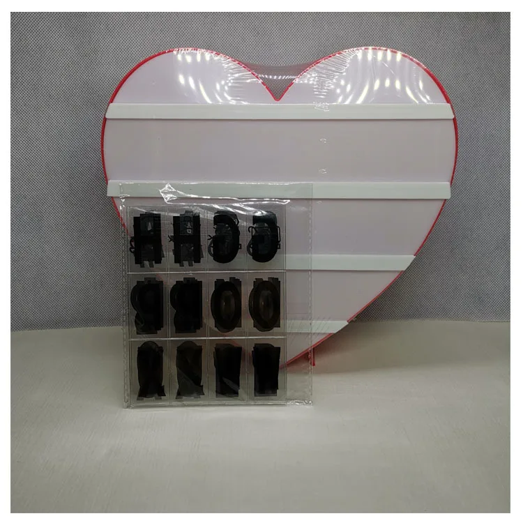 Led Romantic courtship heart-shaped light box letters DIY battery flat lamp box creative courtship room decoration