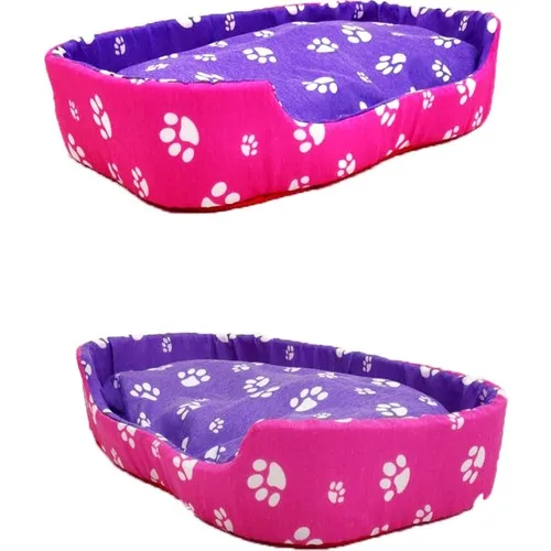 Morfoni Petko Squishy Cat Bed Cat Mat Purple-Pink Double-Sided Used