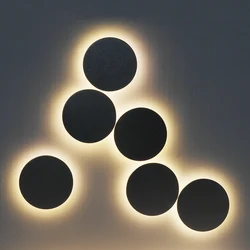 Led Wall Light Super Mini Decorate Wall Lamp 1W DC12-24V Indoor Outdoor Wall Sconce for Home Stair Hallway Garden Wall Light
