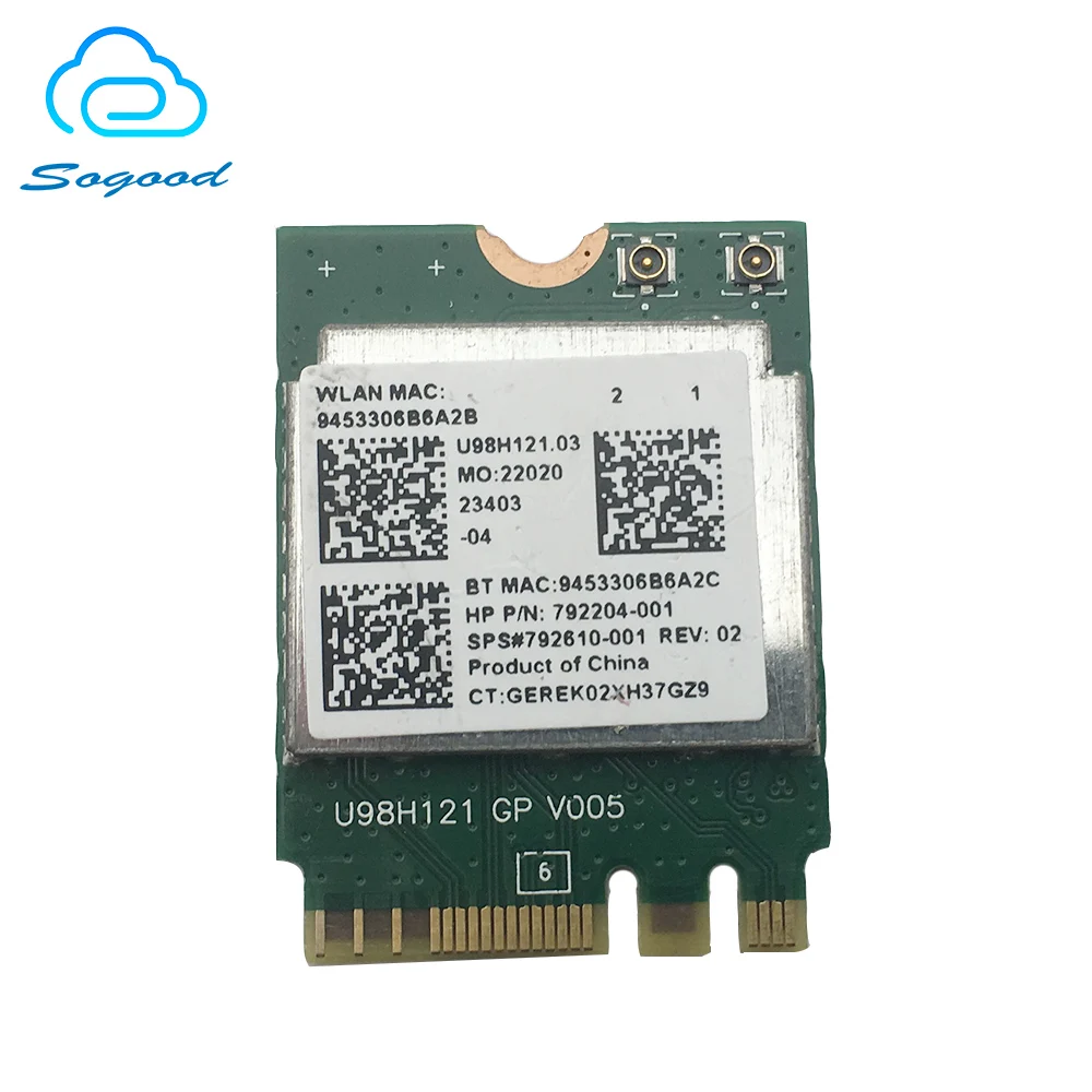 Realtek RTL8723BE RTL8723BENF 300Mbps M.2 wireless network card for HP Dell Shenzhou Asus Toshiba Acer SPS 792610-001 792204-001