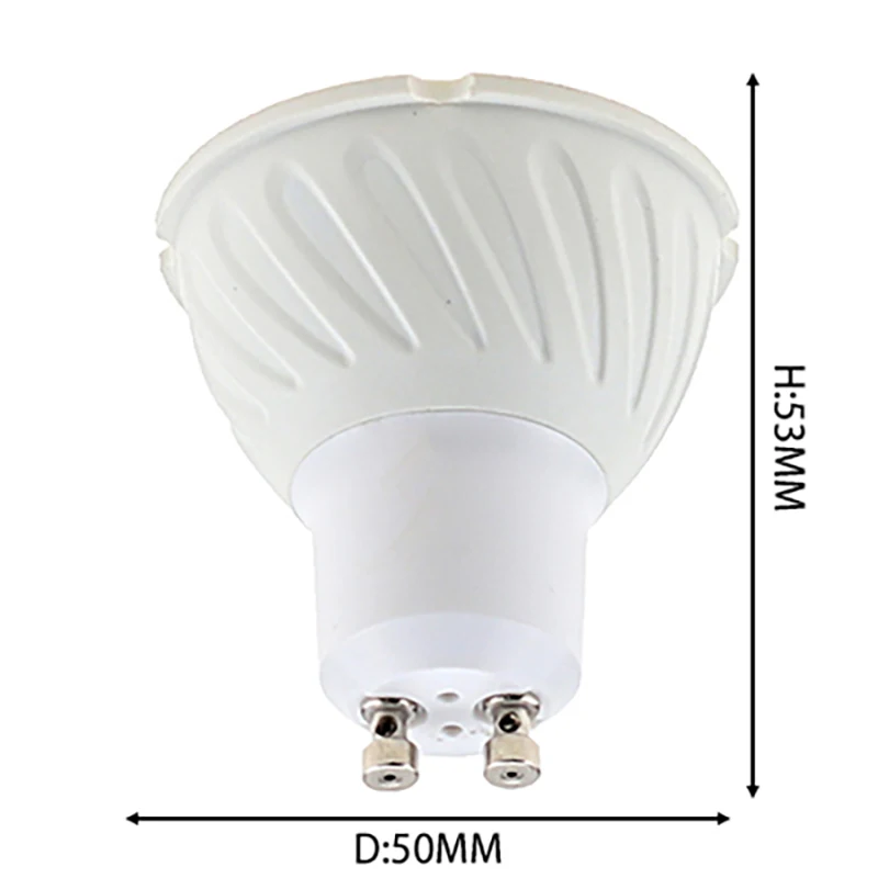 3W 5W 7W GU10 Led Condenser Cup 220V Bulb Warm White Light Source