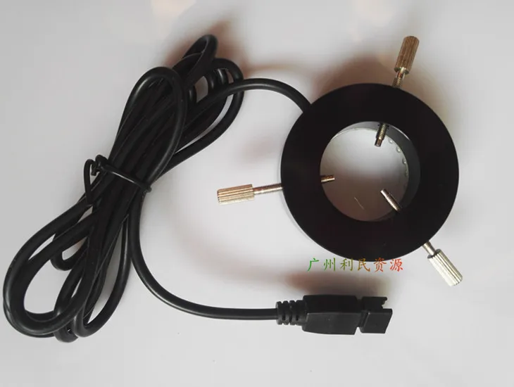 Microscope Light Source Industrial Camera CCD Light Source LED Ring Light Source Industrial Head Inner Diameter 30mm Diffuser