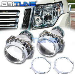 D2S Lens For Mitsubishi Pajero Wagon Headlight Lenses 3.0 Bi-xenon Projector For Hella 3R G5 HID LED Lamp Car Lights Accessories