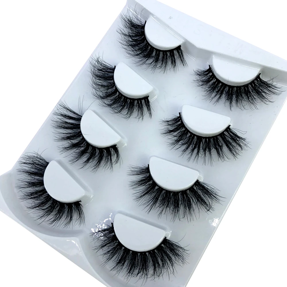 HBZGTLAD 4 Paar Natürliche Falsche Wimpern Lange 3D Nerzwimpern Wimpernverlängerung Nerzwimpern für Schönheit – Detail 12