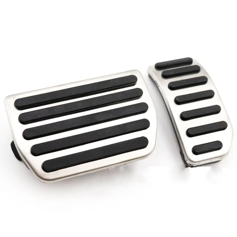 

Car Styling Stainless Steel NO Drill Fuel Accelerator Brake Pedal For Volvo S60 S60L S80 S80L V60 XC60 XC70 V70 auto accessories