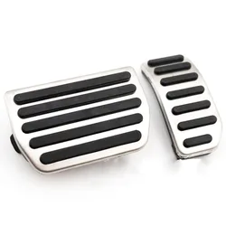 Car Styling Stainless Steel NO Drill Fuel Accelerator Brake Pedal For Volvo S60 S60L S80 S80L V60 XC60 XC70 V70 auto accessories