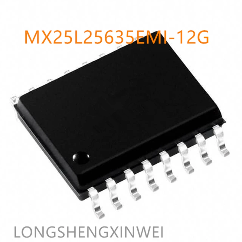 1PCS MX25L25635EMI-12G MX25L256 25L25635EMI-12G SOP16 32M Router Flash Memory Chip 256M New