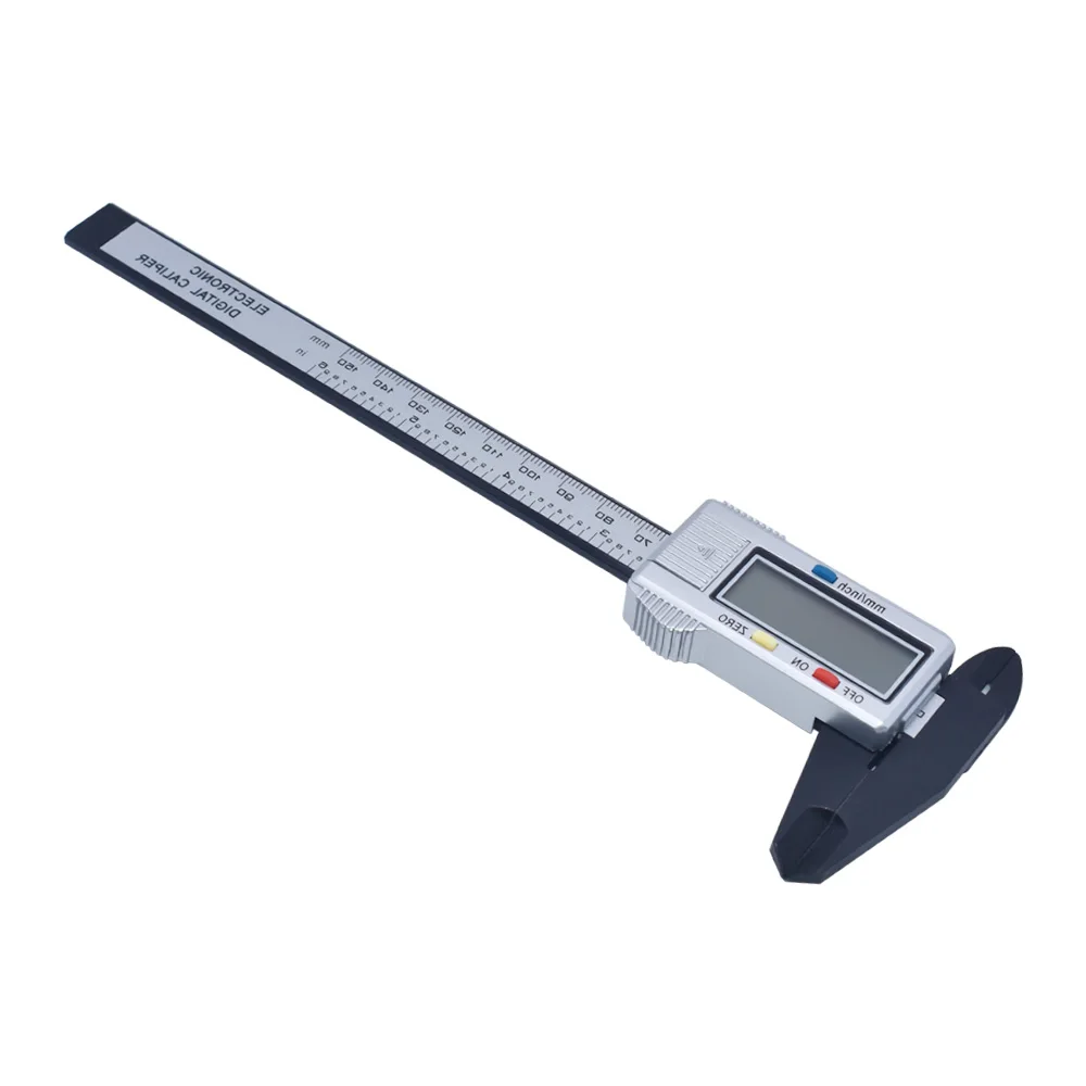 New 0-150mm Digital Vernier Caliper 6 Inch Card Ruler LCD Electronic Carbon Fiber Altimeter Micrometer Gauges Measuring Tool