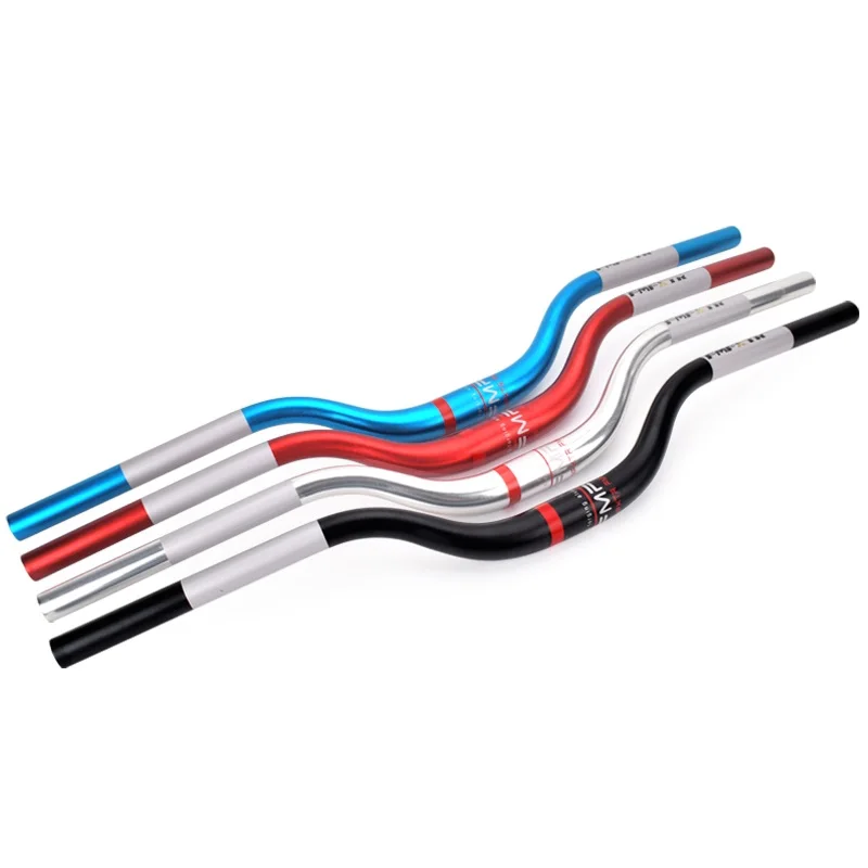 MTB Bicycle Rise Handlebar Bike Swallow-Shaped Handlebar 31.8*720mm Mountain Bike Rise Handle Bar 60mm Rise Bicycle Parts