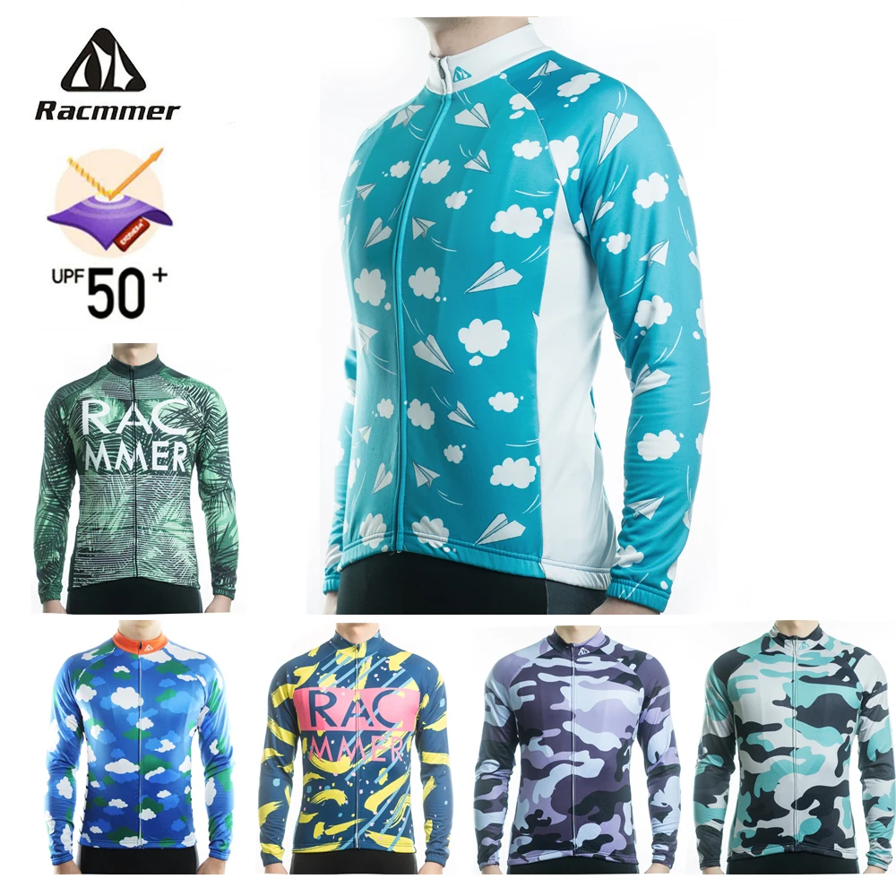 

Racmmer 2021 Cycling Jersey Long Sleeve Mtb Clothing Bike Wear Clothes Kit Bicycle Maillot Roupa Ropa De Ciclismo Hombre