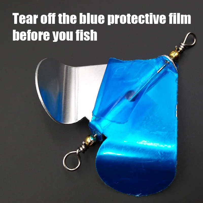 lunker rotating blade propeller diy material accessories trolling fly fishing hard lures spinner baits spoon wobblers image 4