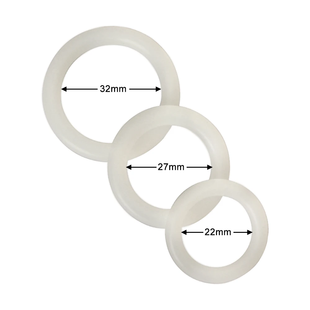 3 Pieces Male Cock Ring Penis Ring Delay Ejaculation Scrotal Binding Ball Stretcher Silicone Cockring Sex Toy For Men