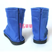 Black Cotton Cosplay Shoes for Men Women #4