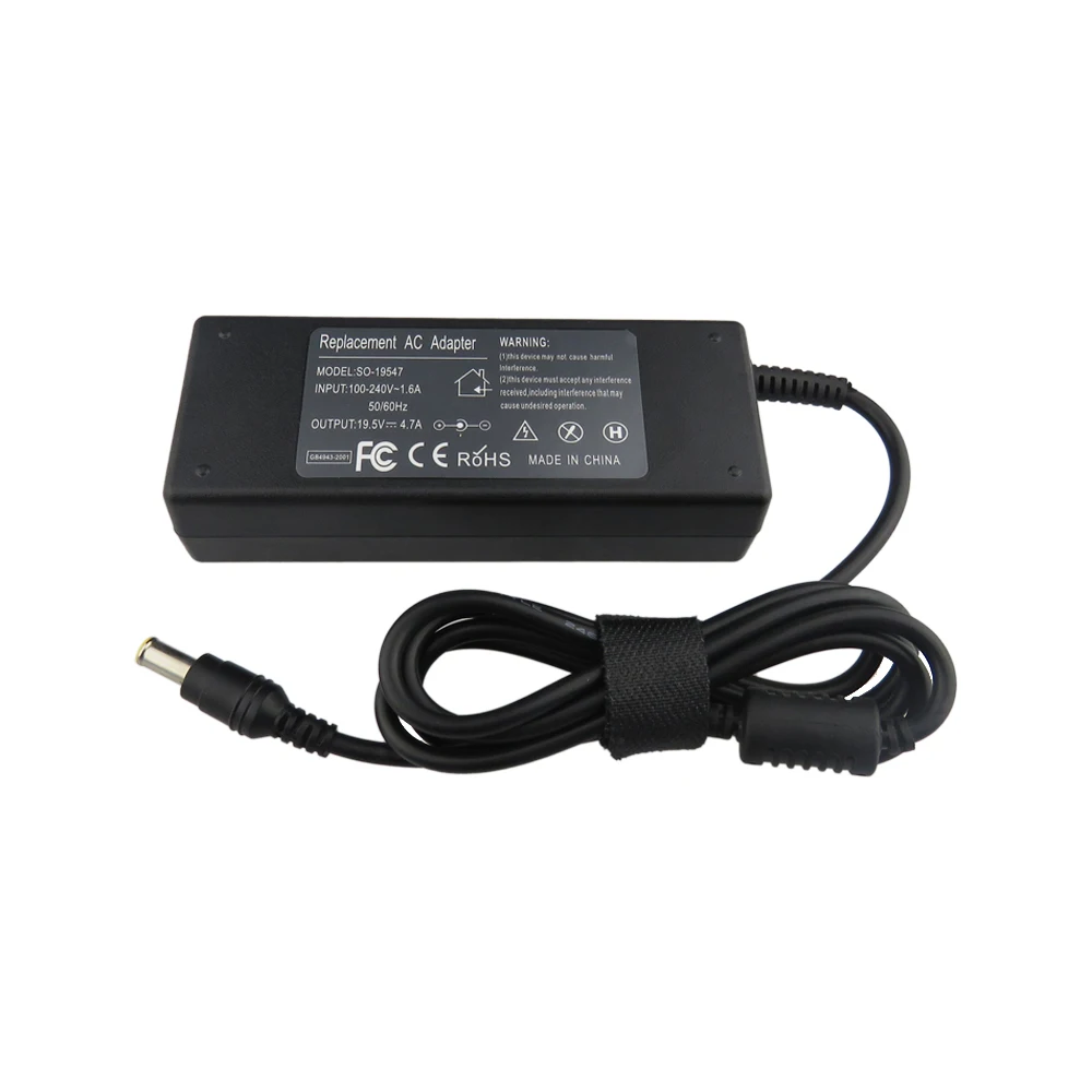 

19.5V 4.7A 90W laptop AC power adapter charger for Sony Vaio VGN-AX VGN-BX VGN-C VGN-CR VGP VPC VGC 6.0mm * 4.4mm